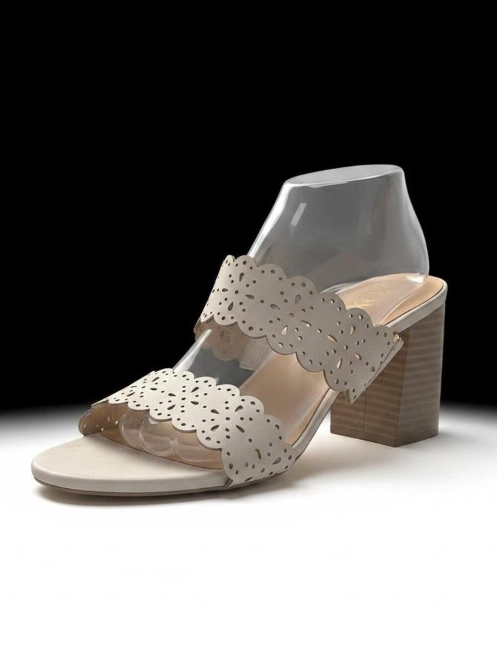 XOXO Women's Cream and White Courts